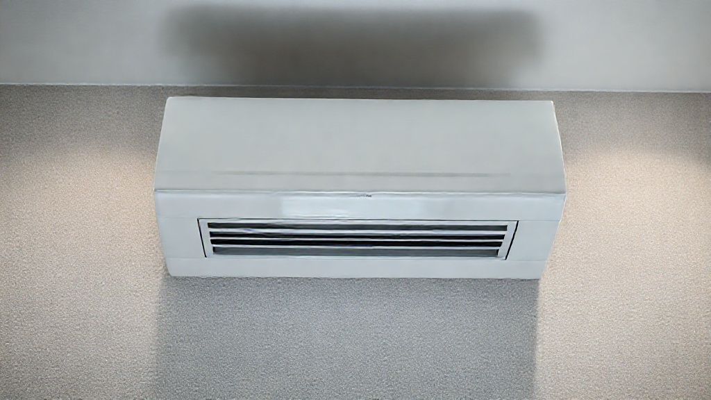 Gleaming HVAC unit, modern home. Cool air, textured walls, seamless lead generation.