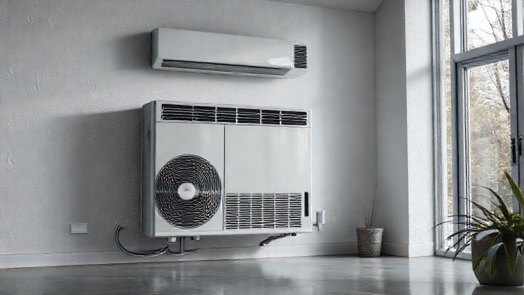 Sleek HVAC unit blends into modern St. Louis home; clean textures, efficient comfort.